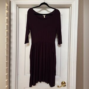 Matilda Jane Deep Purple Long Sleeve Dress